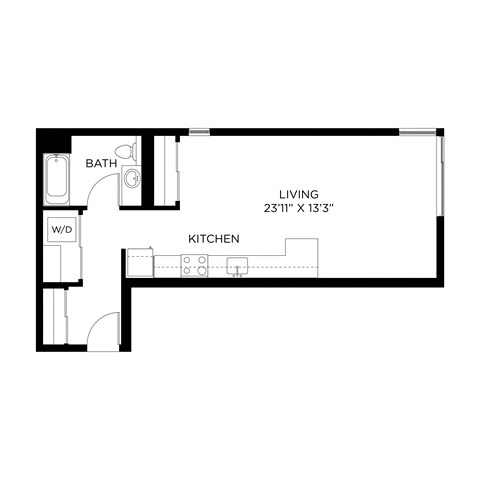 Artix Apartments A4 2D Floor Plan